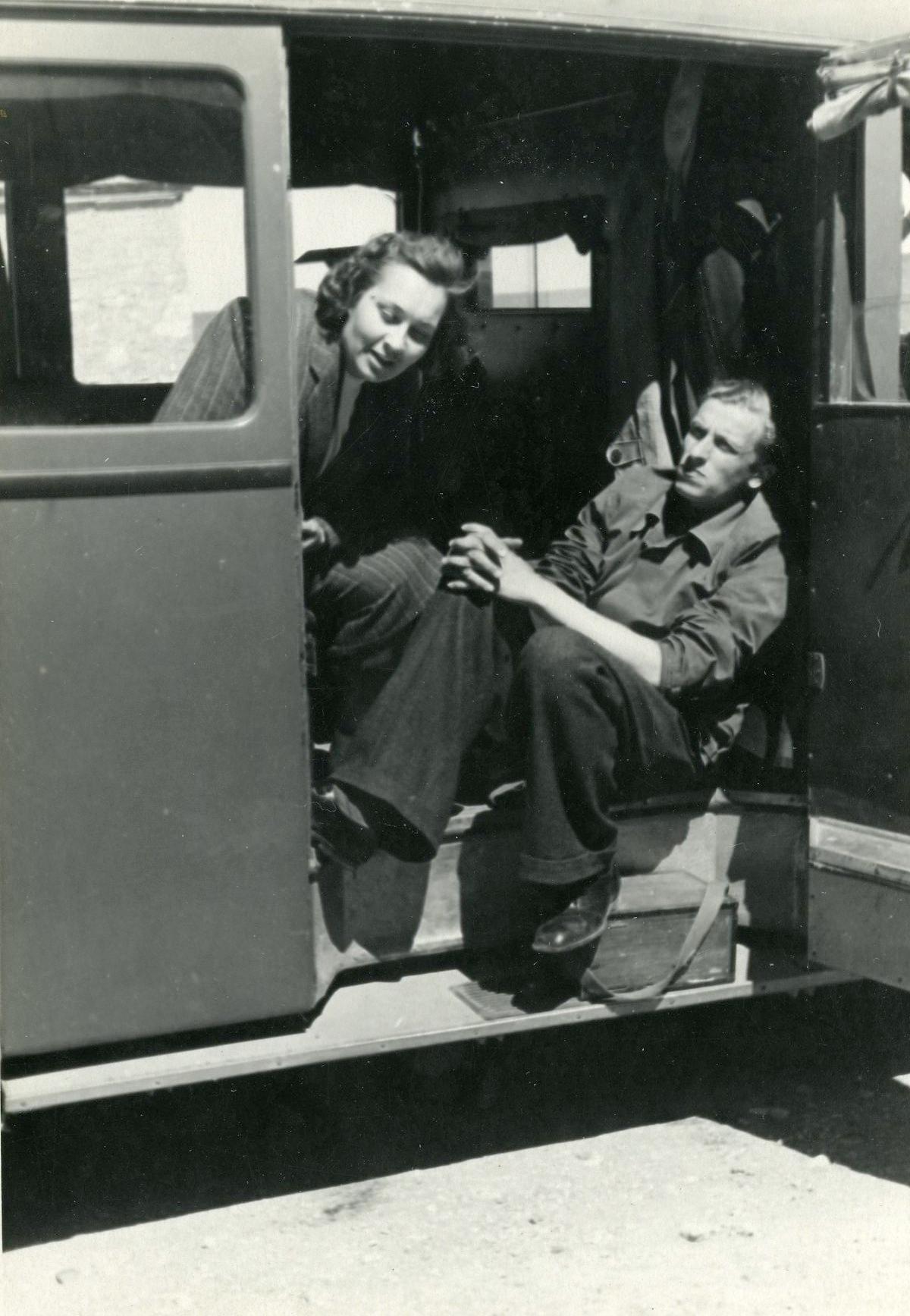 Helioperaator Raimond Schönberg, kinomehhaanik Aino Tarming, 1950ndate algus 