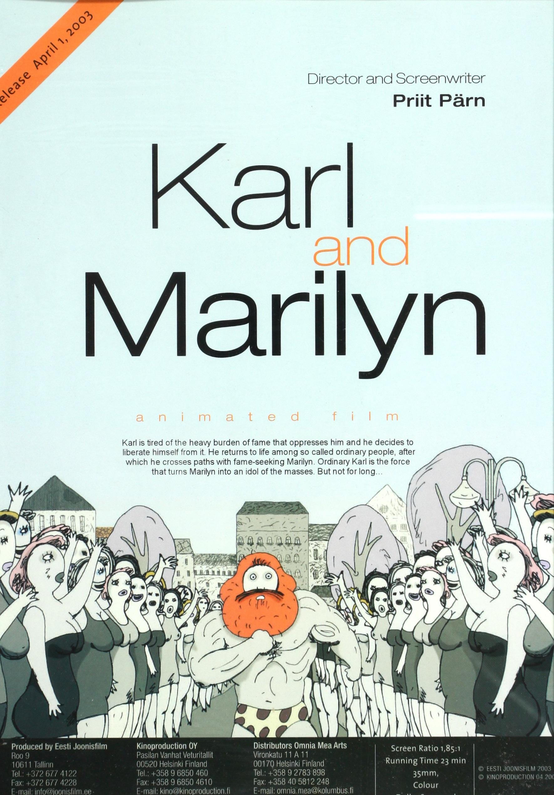 Karl ja Marilyn (2003) - Kunstnik Priit Pärn - Eesti Joonisfilmi kogu