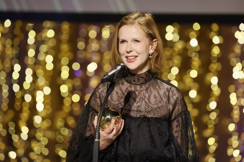 Eesti Kultuurkapitali audiovisuaalse kunsti sihtkapitali aastapreemia laureaat Maria Avdjuško, portreefilmide Kadunud isa, Koma ja Unditund looja - Foto Egert Kamenik - Eesti Kultuurkapital